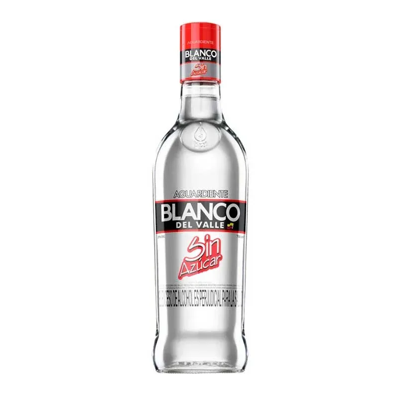Botella de Aguardiente Blanco del Valle