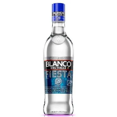Botella de Aguardiente Blanco del Valle Fiesta