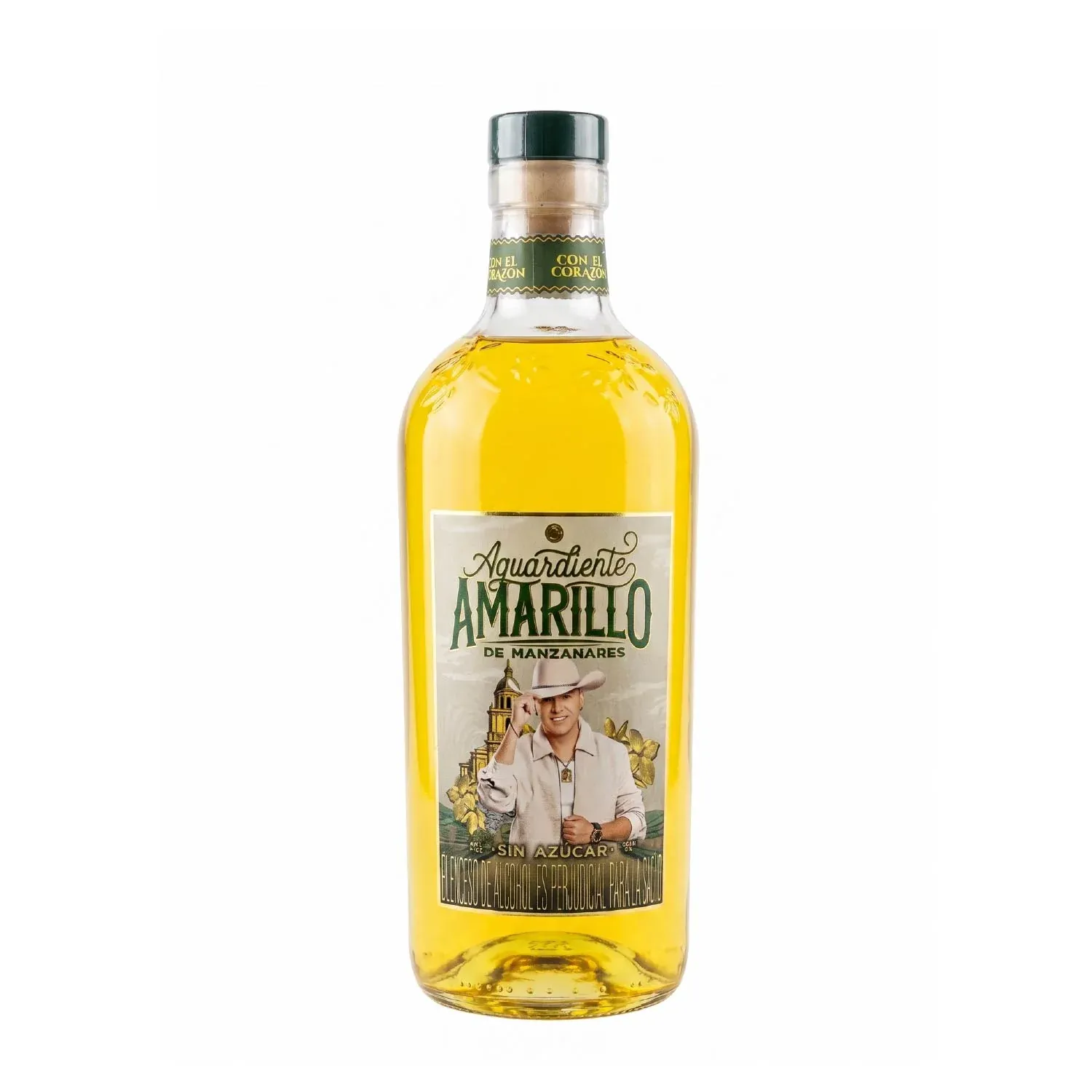 Botella de Aguardiente Amarillo de Manzanares