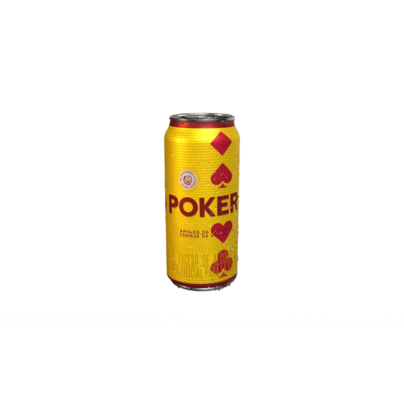 Lata de Cerveza Poker